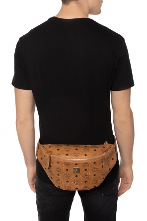 Patterned waist bag with a decorative 'stark' element, zdjęcie 2 Patterned waist bag with a decorative 'stark' element od MCM